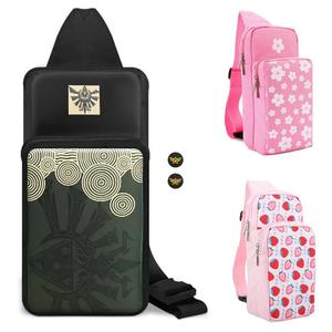 NOUVEAU Sac de Rangement Bandoulière pour Nintendo Switch OLED, Étui de Voyage pour Console de Jeu NS Lite, Sac à Dos Pochette pour Accessoires - Product Image 4