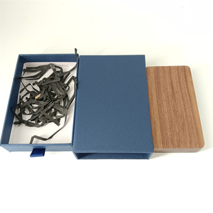 Hot Sale Walnut Wood Jewelry <strong>Boxes</strong> Storage Packaging Gift Wedding Rotating Luxury Led Ring Box - Product Image 6