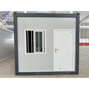 Maison en conteneur à structure en acier à 2 étages, maison préfabriquée modulaire à paroi en verre, démontable, maisons minuscules préfabriquées, maison portable - Product Image 3