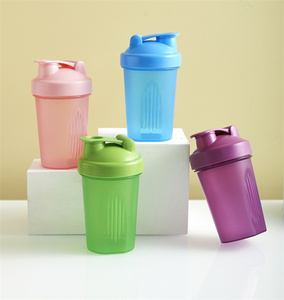 400ml/600ml Protein <b>Shaker</b> <b>Bottles</b> for Protein Mixes Gym Plastic <b>Shaker</b> Cup with Ball Blender Whisk for Protein Smoothies Shakes - Product Image 5