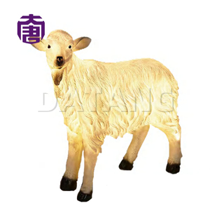 Customized Ip65 3d Goat Shaped Led Lamp For Outdoor Garden Park Landscape Christmas Halloween Decorations Made Transparent Resin - Product Image 2