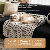 Prêt à expédier : Housse de protection pour canapé pour animaux de compagnie ultra-douce, avec soutien renforcé, pour canapé-lit pour chien, housse de protection antidérapante pour meubles, vente en gros