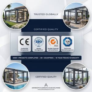 Yeyon 2026 OEM Véranda en verre et aluminium de qualité supérieure, à rupture de pont thermique, pour jardin résidentiel extérieur - Product Image 5