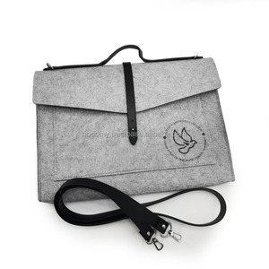 Portable Multi-Purpose 11 13 14 15 15.6 Inch <b>Computer</b> Messenger Carry <b>Bag</b> Felt Laptop Sleeve Case <b>Bag</b> - Product Image 1
