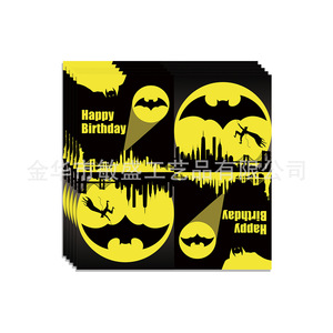Set di Stoviglie Usa e Getta a Tema <span class=keywords><strong>Batman</strong></span> e Marvel, 16 Pezzi, Bicchieri e Piatti di Carta, Decorazioni per Feste di Compleanno e Varie Occasioni - Product Image 5