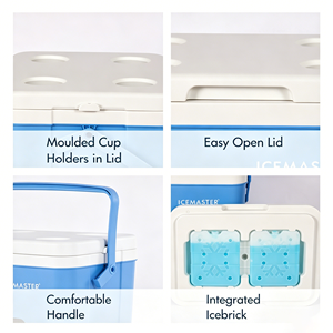 IceMaster <b>Custom</b> 26l Outdoor <b>Insulated</b> Cooler <b>Box</b> Portable Camping Barbecue Picnic Drink Wine & Beverage Coolers Ice Chest - Product Image 5