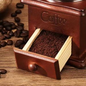 Coffee Accessories <b>Gift</b> <b>Box</b> High Quality Hot Sale Wood Manual Coffee Grinder with Glass French Press 2026 New Ideas - Product Image 6