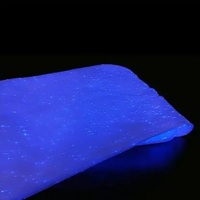 Textiles de Fibra Óptica LED Luminosos para Gorras y Mascarillas, Tela de Fibra Óptica