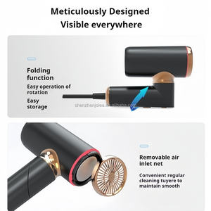 <span class=keywords><strong>Mini</strong></span> doppia tensione pieghevole ad alta velocità viaggio BLDC asciugacapelli 1300W ad alta potenza ioni negativi phon con ugello magnetico - Product Image 2