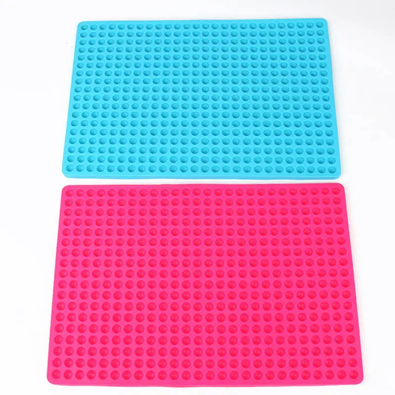 468 Cavities Small Dot Cake Decoration Silicone Mold Semicircle Cooking Baking Mat Sheet