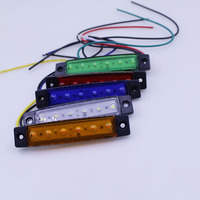 2 feux marqueurs latéraux LED 12V 24V DC pour remorque de camion et caravane, dégagement de lumière
