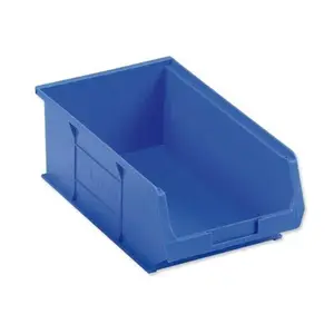 Plastic Storage Bins Blue Box Plastic Parts Storage Stacking Picking Bins 170x240x126