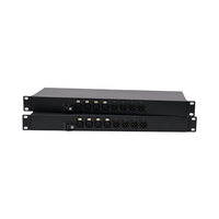 Convertisseur audio fibre optique bidirectionnel XLR 1 à 8 canaux, interface équilibrée, monomode, 15 km, matériau en acier, accessoire optique