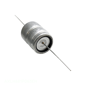 ตัวเก็บประจุ AXLH681P063EH UF 680 UF 63V แบบมีรูรับแสงตามแนวแกนตัวเก็บประจุ680 UF - Product Image 1