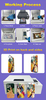 Machine d'impression de coques de téléphone portable miniatures à commande tactile LED, imprimante de transfert thermique UV personnalisée pour iPhone, Samsung, Huawei