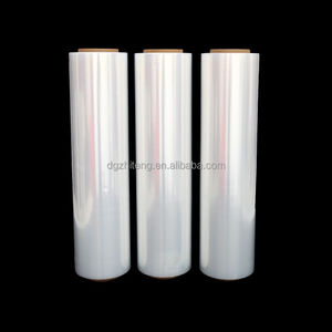 <span class=keywords><strong>Prix</strong></span> de fabrication 18 "1500ft Film plastique Rouleau d'emballage étirable Ruban adhésif Film rétractable Rouleau vierge - Product Image 1