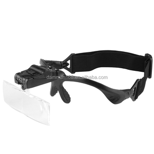 Eyelash Extension 5 Lens Adjustable <strong>Headband</strong> Magnifying Glass <strong>Magnifier</strong> With LED Light Lamp Magnifying Glasses for False Lashes - Product Image 4