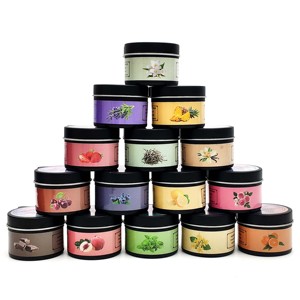 Nến massage spa dầu nóng chuyên nghiệp cao cấp, nhãn hiệu riêng, mini, màu đen mờ, kèm nắp và vòi rót. - Product Image 5