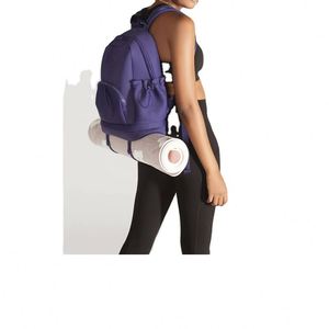 Sac de sport multifonctionnel personnalisé pour yoga et gym, en néoprène, avec compartiment à chaussures, fabriqué par une usine BSCI - Product Image 1