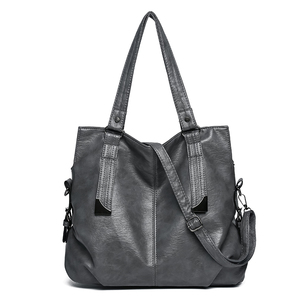 Sac fourre-tout antivol en cuir PU de haute qualité et sac à main pour femme avec fermeture éclair et doublure en polyester - Product Image 2