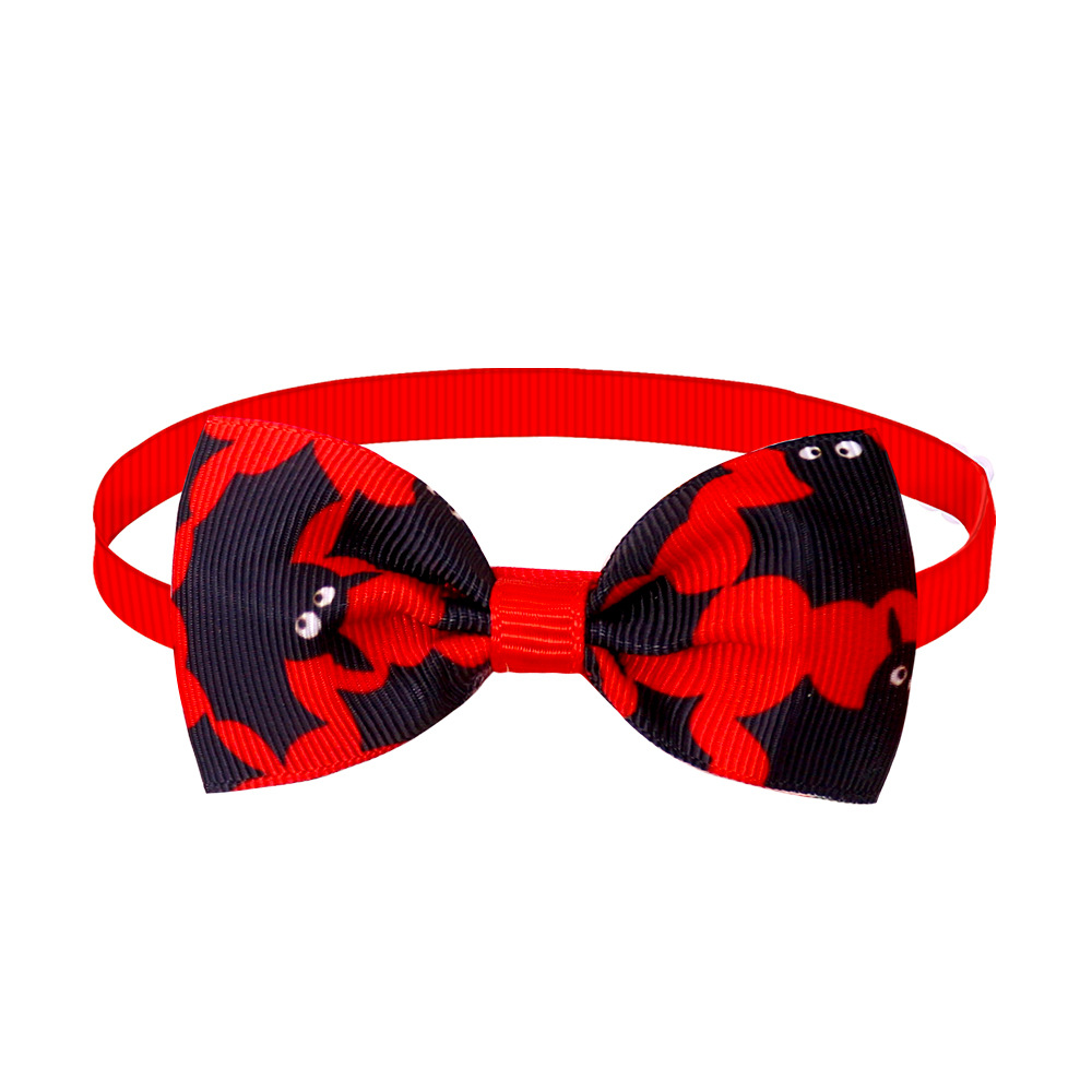 Bt121-a black bat on red background