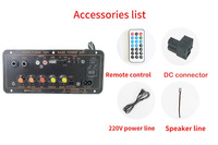 En çok satan D100 açık dijital güç mikser bluetooth alıcı amplifikatör kurulu ev ses FM radyo anten popüler ürün