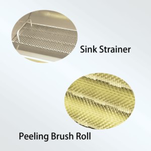 Macchina per la Pulizia di Frutta e Verdura, Rimozione di Sabbia e Buccia per Carote, Patate, Patate Dolci e Altro - Product Image 4