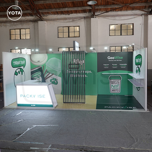 YT-22052201 tampilan dewns YOTA 20 kaki pakaian pertunjukan perdagangan Stan kain aluminium perakitan mudah digunakan kembali untuk aksesoris pakaian - Product Image 2