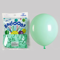 Ballons Macaron Bleu Vente Chaude 12 Pouces 2.8g, Décoration de Fête d'Anniversaire et de Cérémonie de Remise des Diplômes avec Ballons Pastel 30cm