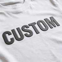 Étiquette de vêtement en caoutchouc PVC personnalisée, écologique, en silicone 3D gaufré, impression haute densité, transfert thermique, logo par transfert thermique