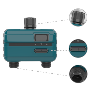 2 khu vực bluetooth không dây vòi phun nước hẹn giờ kép nước hẹn giờ tuya thông minh vườn tưới nước hẹn giờ 2 Outlet hệ thống thủy lợi - Product Image 5