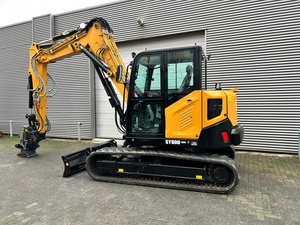 Nueva Miniexcavadora de 8.8 T, Excavadora de Cadenas Sy80u con Altura de Excavación de 7.3 m en Venta - Product Image 1