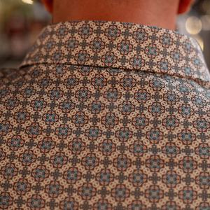 Polo Elástico sin Costuras para Hombre, Marca de Diseño, Cuello Blanco con Broches de Perla, Camisa de Golf - Product Image 3