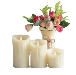 Bougies électriques à <span class=keywords><strong>led</strong></span>, avec mèche mobile/flamme, bon marché, 50 pièces - Product Image 1
