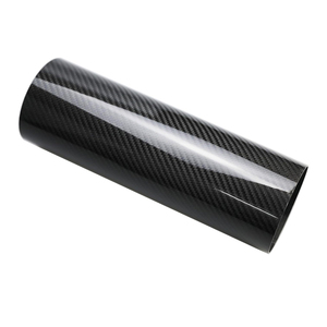 Nhà máy bán thẳng sợi carbon ống, 4 "Đường kính ngoài, chiều dài 11.8 inch 3K Twill bất sợi carbon Hose cho xe - Product Image 2