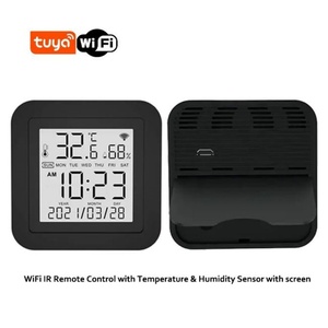 รีโมทอัจฉริยะ Glomarket พร้อมหน้าจอแสดงผล รองรับแอป Tuya ควบคุมด้วยเสียงผ่าน Alexa/Google พร้อมเซ็นเซอร์วัดอุณหภูมิและความชื้น วัสดุ ABS ดีไซน์ทันสมัย - Product Image 4