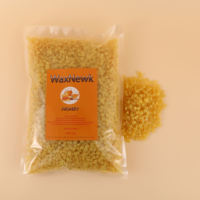 WaxNewK 1000g Cire de colophane à séchage rapide, perles de cire dépilatoire au miel, cire dure en film chaud pour l'épilation