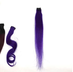 Extensiones <span class=keywords><strong>de</strong></span> <span class=keywords><strong>Cabello</strong></span> Humano Brasileño al por Mayor, 18 Pulgadas, Grado Superior Remy, con Clip, Ondulado Natural Negro, Cola <span class=keywords><strong>de</strong></span> Caballo # Máquina 1B - Product Image 2