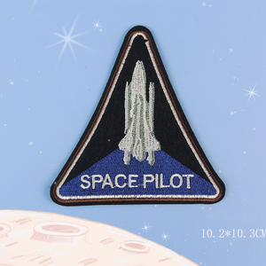 Venta caliente de fábrica astronautas de la <span class=keywords><strong>NASA</strong></span> espacio celestial parches bordados hierro en personalizado su insignia de logotipo para chaqueta camisa sombrero zapatos - Product Image 3