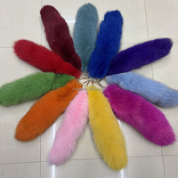 Vente en gros usine : Porte-clés queue de renard véritable et moelleuse, avec fermoir métallique détachable, breloque de sac en fourrure pour sac à main, décoration de costume de cosplay