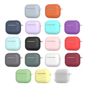 Funda Protectora de Silicona Anti-caídas para Auriculares Apple <span class=keywords><strong>AirPods</strong></span> 1 2 3 <span class=keywords><strong>Pro</strong></span>, Portátil con Gancho - Product Image 4