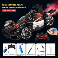 Coche de Carreras de Simulación F1 con Sensor de Gestos, 4WD de Alta Velocidad, Rociador de Agua, Coche Deportivo Eléctrico con Control Remoto, Coche de Derrape RC, Juguetes para Niños