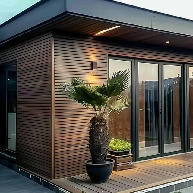 Cheap Price Weather Resistant Anti Uv Durable Home Decoration Outdoor Cladding Wpc Exterior Wall Panel