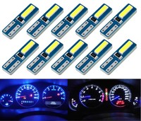 A80 LED Wedge BulbT5 7020 2SMD W3W W1.2W Auto Interior salpicadero instrumento lámpara coche salpicadero iluminación