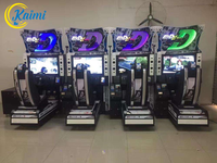 Simulateur de course automobile D8 - Machine de jeu vidéo d'arcade - Jeu de course automobile en métal de grande envergure pour enfants