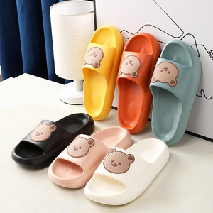 <span class=keywords><strong>Ciabatte</strong></span> Personalizzate Antiscivolo per <span class=keywords><strong>Uomo</strong></span> e Donna, Sandali Estivi con Suola Spessa Morbida, Pantofole da <span class=keywords><strong>Casa</strong></span> con Orsetto Carino in EVA - Product Image 2