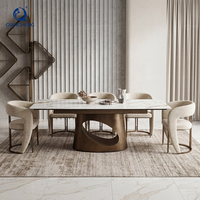 Îlot de cuisine moderne, tables à manger extensibles, table à manger extensible et chaises, luxe italien, tavolo da pranzo allungabile