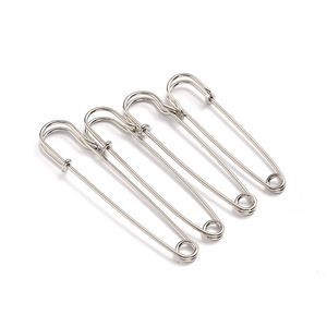 Alfinetes de Segurança de Metal Banhado Artesanais <span class=keywords><strong>DIY</strong></span>, Broches Grandes e Robustos, Distintivos e Emblemas Minglan para Fixar Roupas e Lenços - Product Image 1