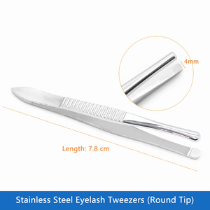 Pinzas Médicas <span class=keywords><strong>para</strong></span> Pestañas de Acero Inoxidable con Punta Redonda/Cuadrada de 7.5cm/7.8cm/9cm <span class=keywords><strong>para</strong></span> Uso Hospitalario y en Escuelas de Medicina - Product Image 4