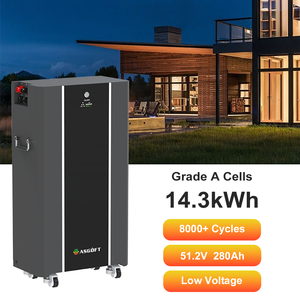 德国库存51.2V 314Ah磷酸铁锂太阳能电池14.3kwh 15kWh 16kWh家用储能8000次循环太阳能发电机 - Product Image 1